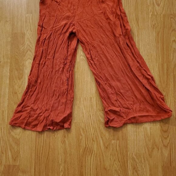 TOPSHOP Tortoise Ring Crop Jumpsuit sz 4-6 - Picture 5 of 12